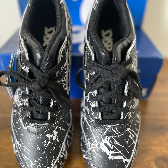 New with box ASICS Gel Lyte III (3) H627L Marble Pack Black/white size 9.5 - Picture 6 of 9
